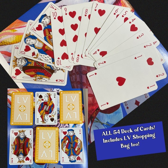 Louis Vuitton French-Suited Playing Cards, Deck of 54 Cards. - Picture 2 of 16
